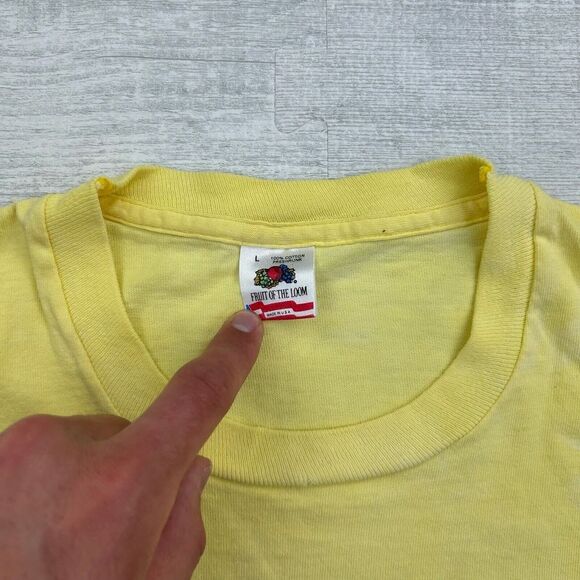 Vintage Scotland Shirt Adult Large Yellow Flag Royal Banner Lion Rampant - Picture 3 of 6